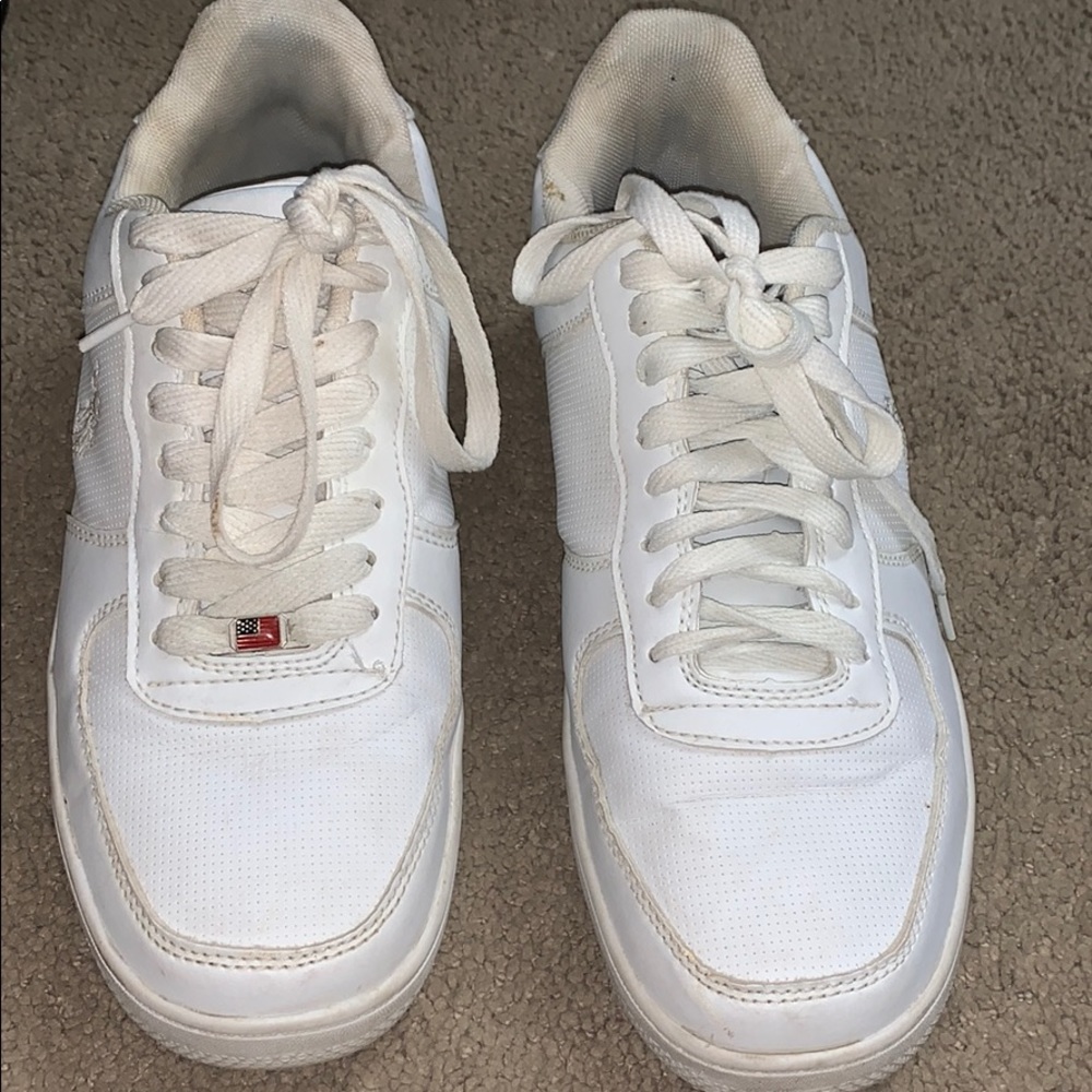White sneakers